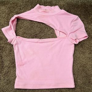 Tiger Mist Pink Short Sleeve top